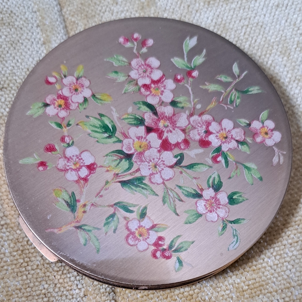 Floral Compact Mirror